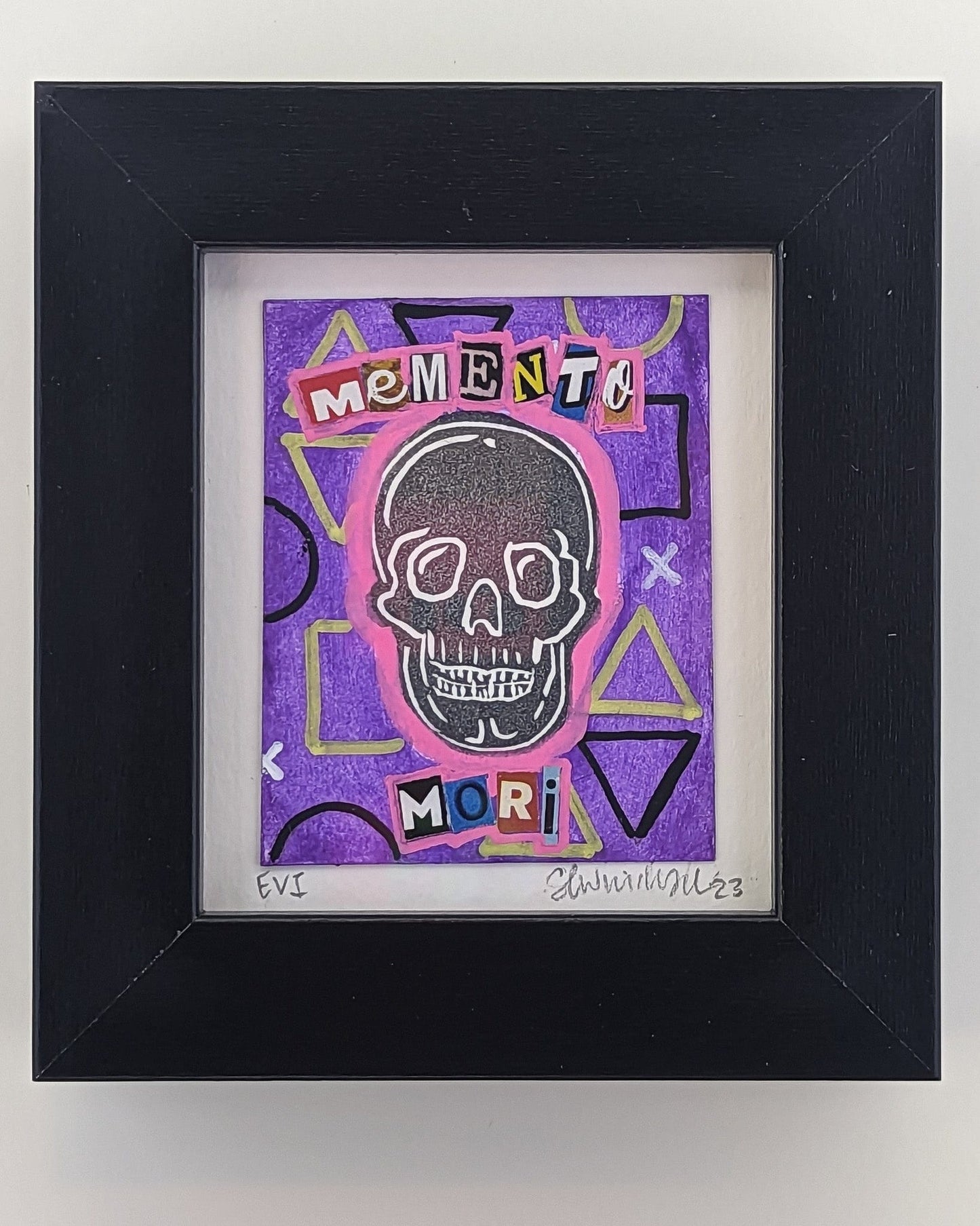 Sarah Louise Windisch | Printmaker Purple A Original Artwork - Momento Mori Series