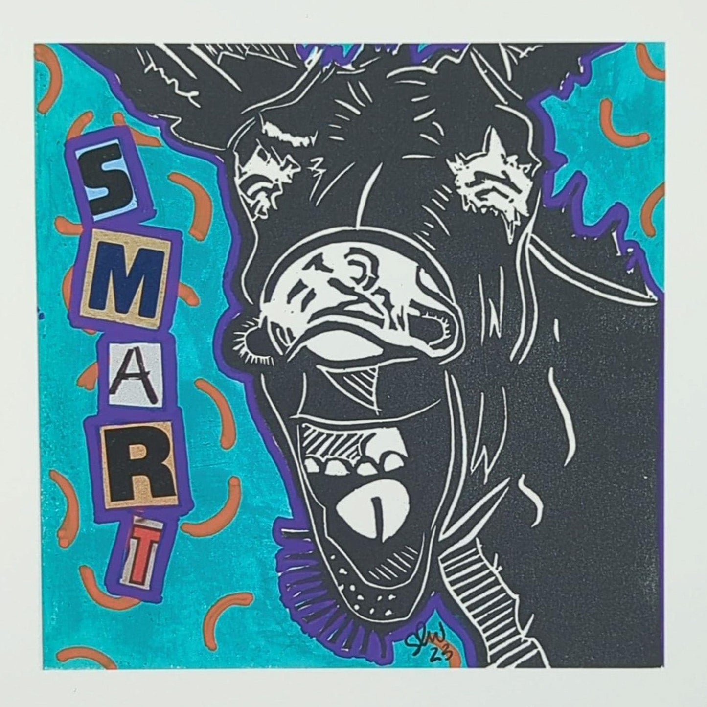 Sarah Louise Windisch | Printmaker art print Smart Ass Art Prints